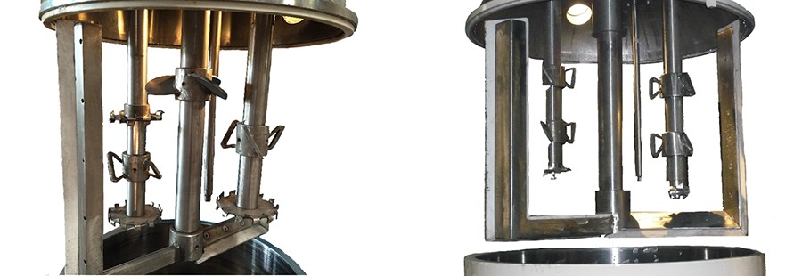 強力分散機攪拌結構